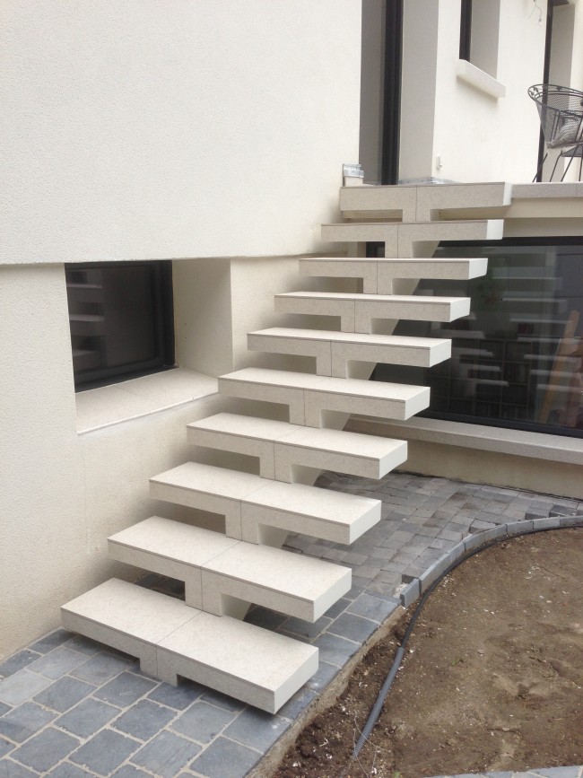 Création d'escaliers extérieurs