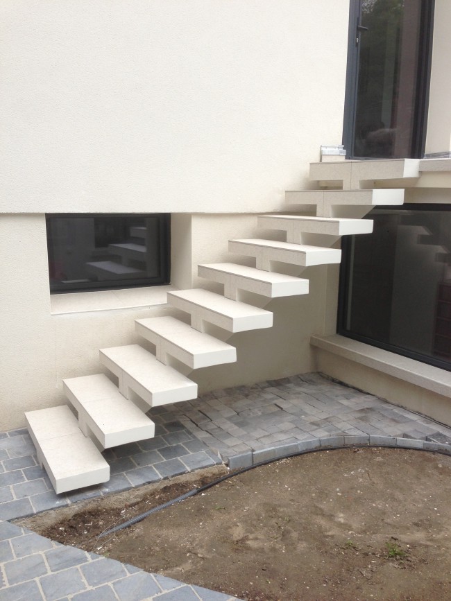 Création d'escaliers extérieurs
